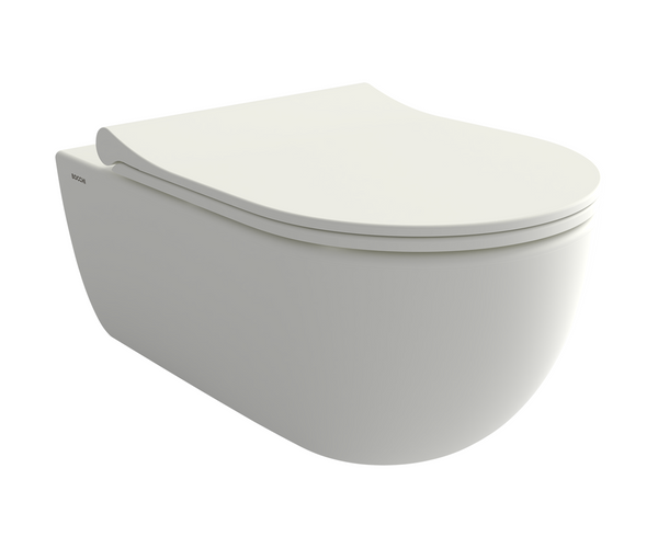 Bocchi V-tondo Rimless Asma Klozet - Mat Beyaz - 1416-002-0128