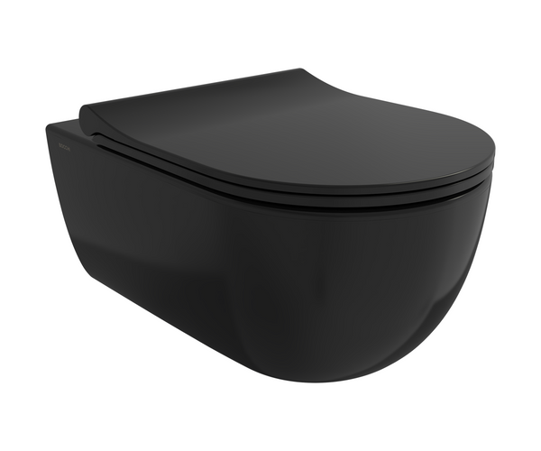 Bocchi V-tondo Rimless Asma Klozet - Mat Si̇yah - 1416-004-0128