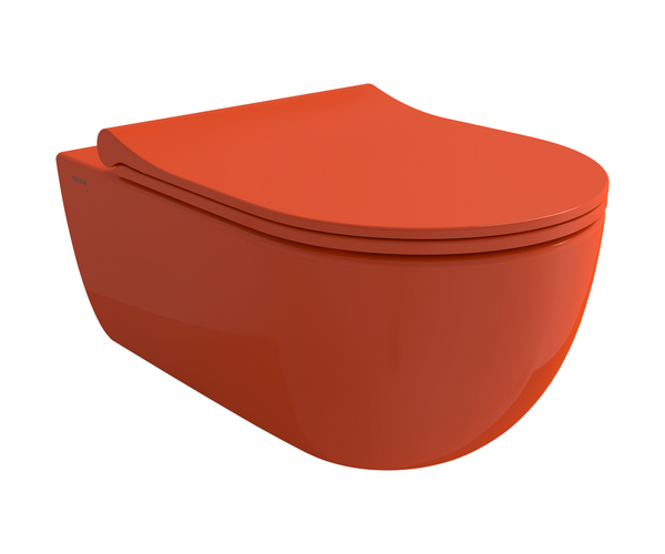 Bocchi V-tondo Rimless Asma Klozet - Parlak Turuncu - 1416-012-0128