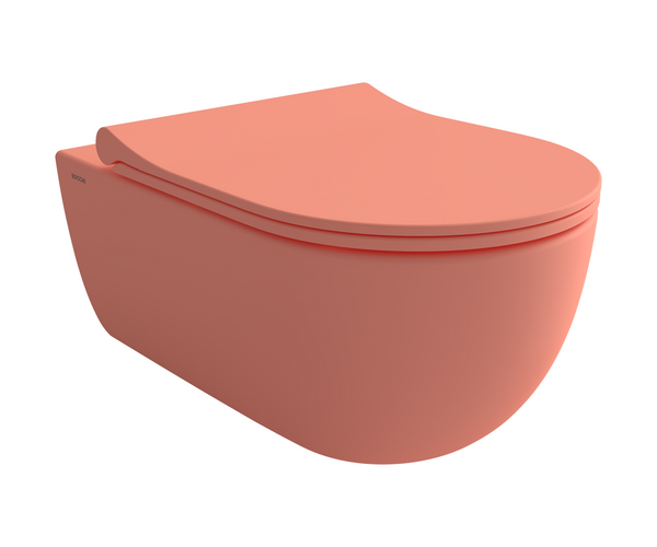 Bocchi V-tondo Rimless Asma Klozet - Mat Somon - 1416-032-0128