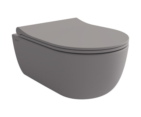 Bocchi V-tondo Rimless Asma Klozet - Mat Gri̇ - 1417-006-0128