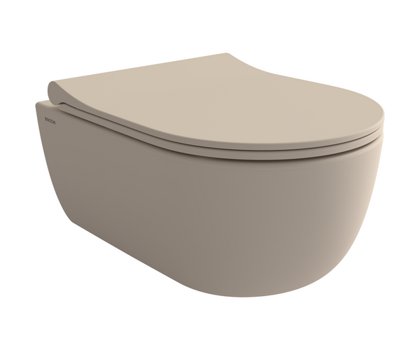 Bocchi V-tondo Rimless Asma Klozet - Mat Yasemi̇n - 1417-007-0128