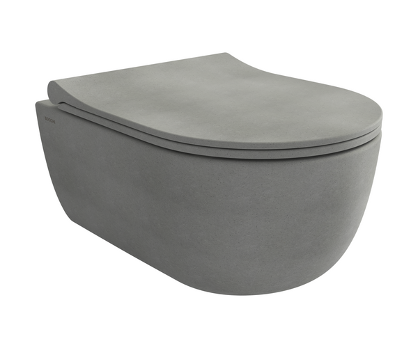 Bocchi V-tondo Rimless Asma Klozet - Mat Beton - 1417-069-0128
