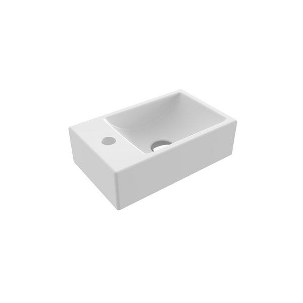 Bocchi Milano Dar Sol Lavabo 37 Cm - Mat Beyaz - 1418-002-0126