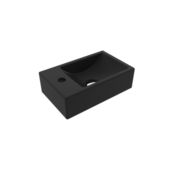 Bocchi Milano Dar Sol Lavabo 37 Cm - Mat Si̇yah - 1418-004-0126