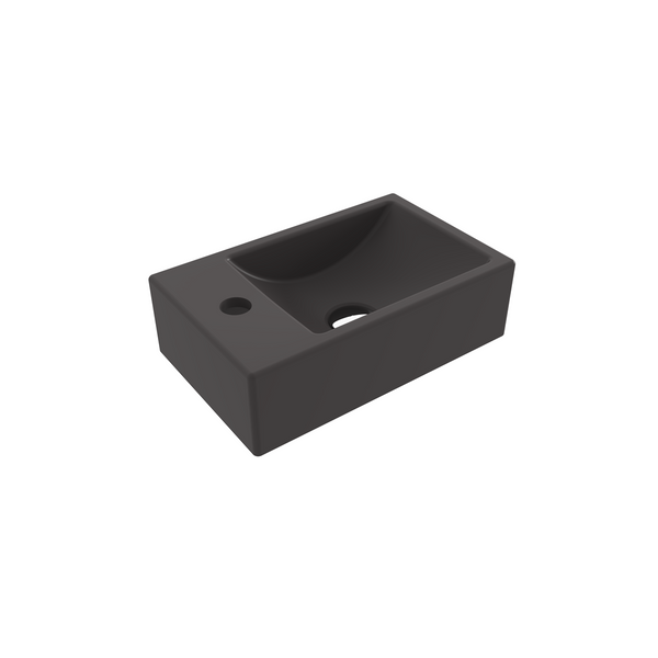 Bocchi Milano Dar Sol Lavabo 37 Cm - Mat Antrasi̇t - 1418-020-0126