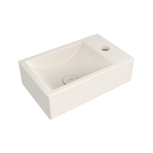 Bocchi Milano Dar Sağ Lavabo 37 Cm - Parlak Bi̇sküvi̇ - 1419-014-0126