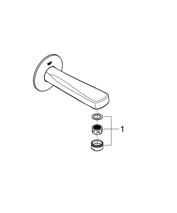 Grohe Bau Contemporary Çıkış Ucu - 13252000