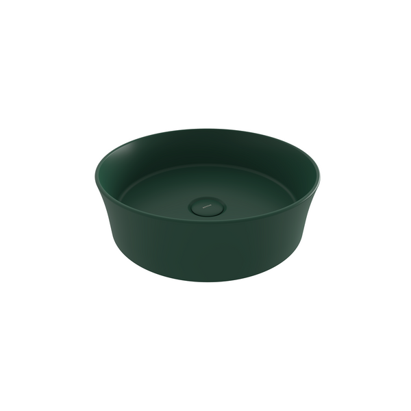 Bocchi Sottile Slim Line Tezgah Üstü Yuvarlak 38cm. Lavabo - Mat Yeşi̇l - 1478-027-0125