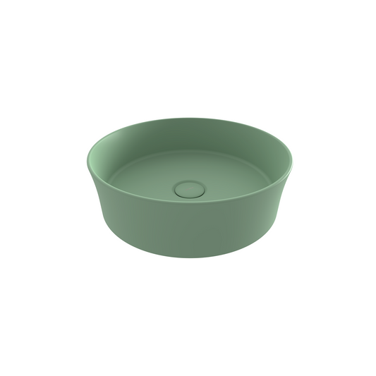 Bocchi Sottile Slim Line Tezgah Üstü Yuvarlak 38cm. Lavabo - Mat Mi̇nt Yeşi̇li̇ - 1478-033-0125