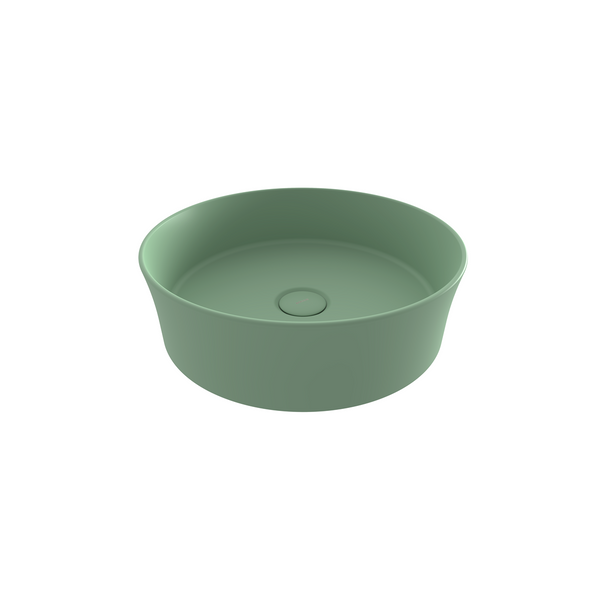 Bocchi Sottile Slim Line Tezgah Üstü Yuvarlak 38cm. Lavabo - Mat Mi̇nt Yeşi̇li̇ - 1478-033-0125