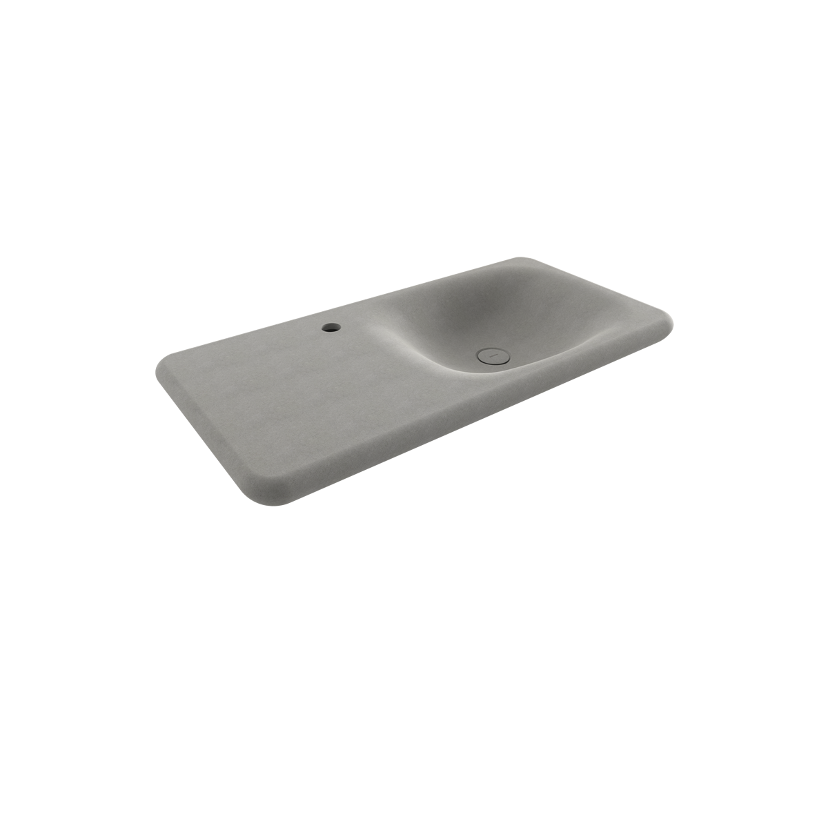 Bocchi Taormina Pro Etajerli̇ Lavabo 85 Cm - Parlak Beyaz - 1008-001-0126