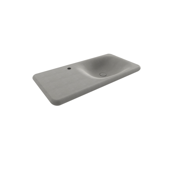 Bocchi Taormina Pro Etajerli̇ Lavabo 85 Cm - Parlak Beyaz - 1008-001-0126