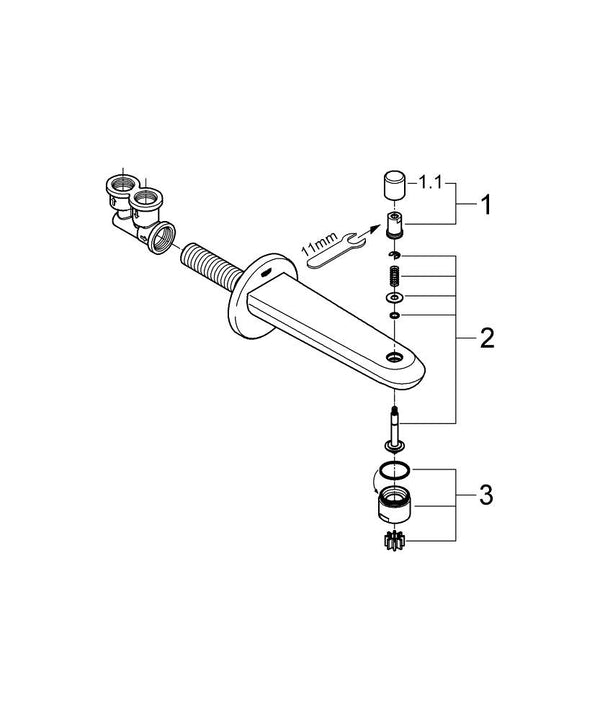 Grohe Eurodisc  Cosmopolitan Çıkış Ucu - 13279MG2