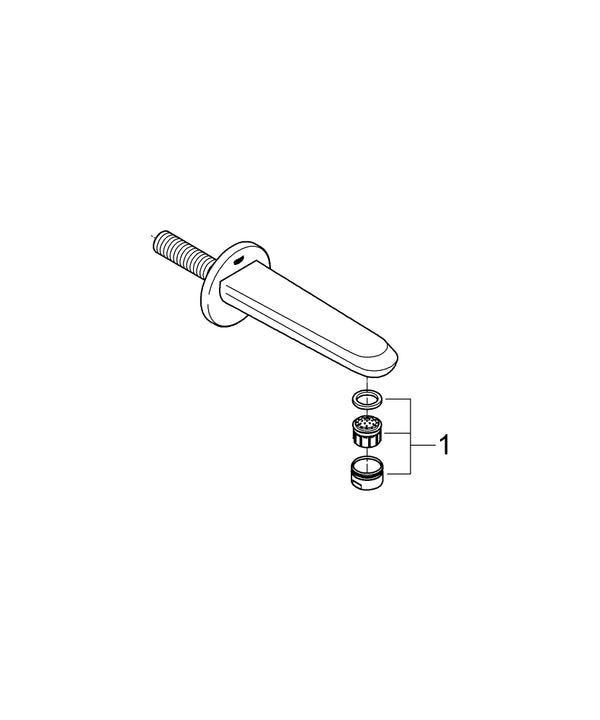 Grohe Eurodisc  Cosmopolitan Çıkış Ucu - 13278002