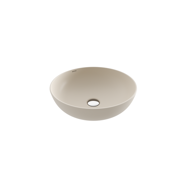 Bocchi Sottile Slim Line Tezgah Üstü Yuvarlak 38cm. Siğ Lavabo - Mat Yasemi̇n - 1494-007-0125