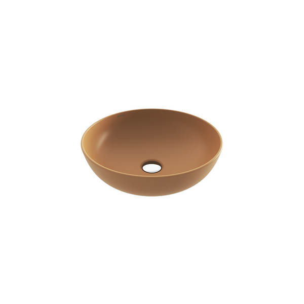 Bocchi Sottile Slim Line Tezgah Üstü Yuvarlak 38cm. Siğ Lavabo - Mat Kaşmi̇r - 1494-011-0125