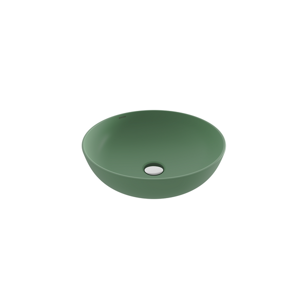Bocchi Sottile Slim Line Tezgah Üstü Yuvarlak 38cm. Siğ Lavabo - Mat Mi̇nt Yeşi̇li̇ - 1494-033-0125
