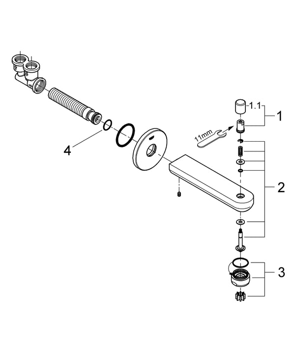 Grohe Eurocosmo Çıkış Ucu - 13262000
