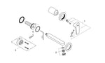 Grohe Bau Flow İki Delikli Lavabo Bataryası - 20287000