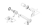 Grohe Bau Curve İki Delikli Lavabo Bataryası - 20288000