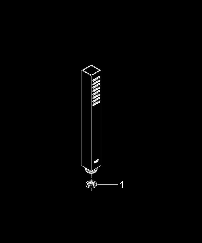 Grohe Rainshower  Aqua  Cube  Stick El Duşu 1 Akışlı - 26885000