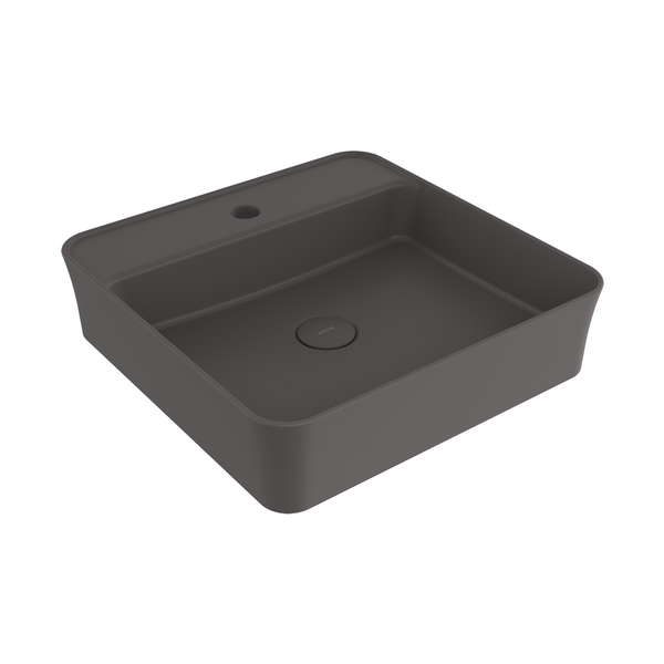 Bocchi Sottile Slim Line Batarya Bankli Kare Lavabo 45X45cm. Mat Antrasi̇t - 1598-020-0126