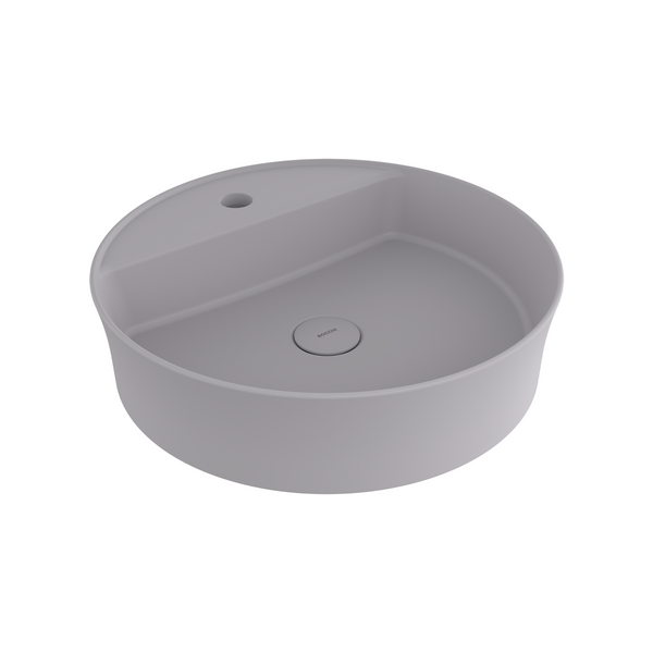 Bocchi Sottile Slim Line Batarya Bankli Yuvarlak Lavabo 45cm. Mat Gri̇ - 1599-006-0126