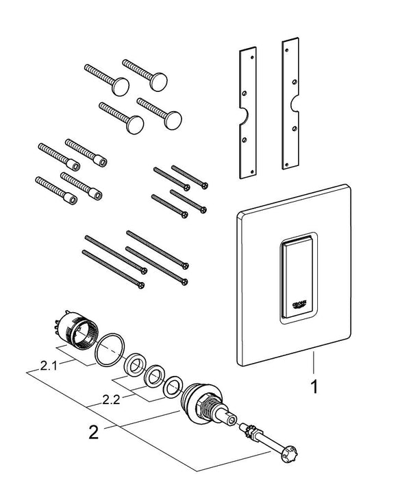 Grohe Skate  Cosmopolitan Kumanda Paneli - 38846LS0