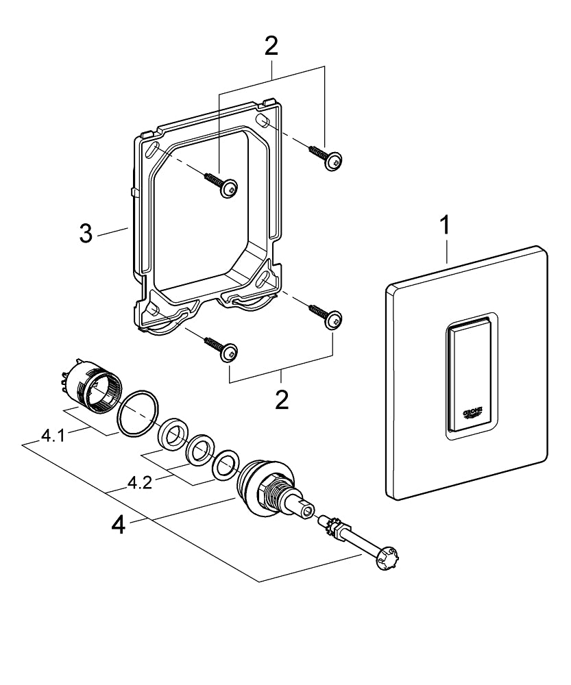 Grohe Skate  Cosmopolitan Kumanda Paneli - 38784000