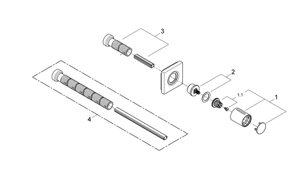 Grohe Grohtherm  F Tek Noktadan Akış Kontrollü Kumanda - 26879000