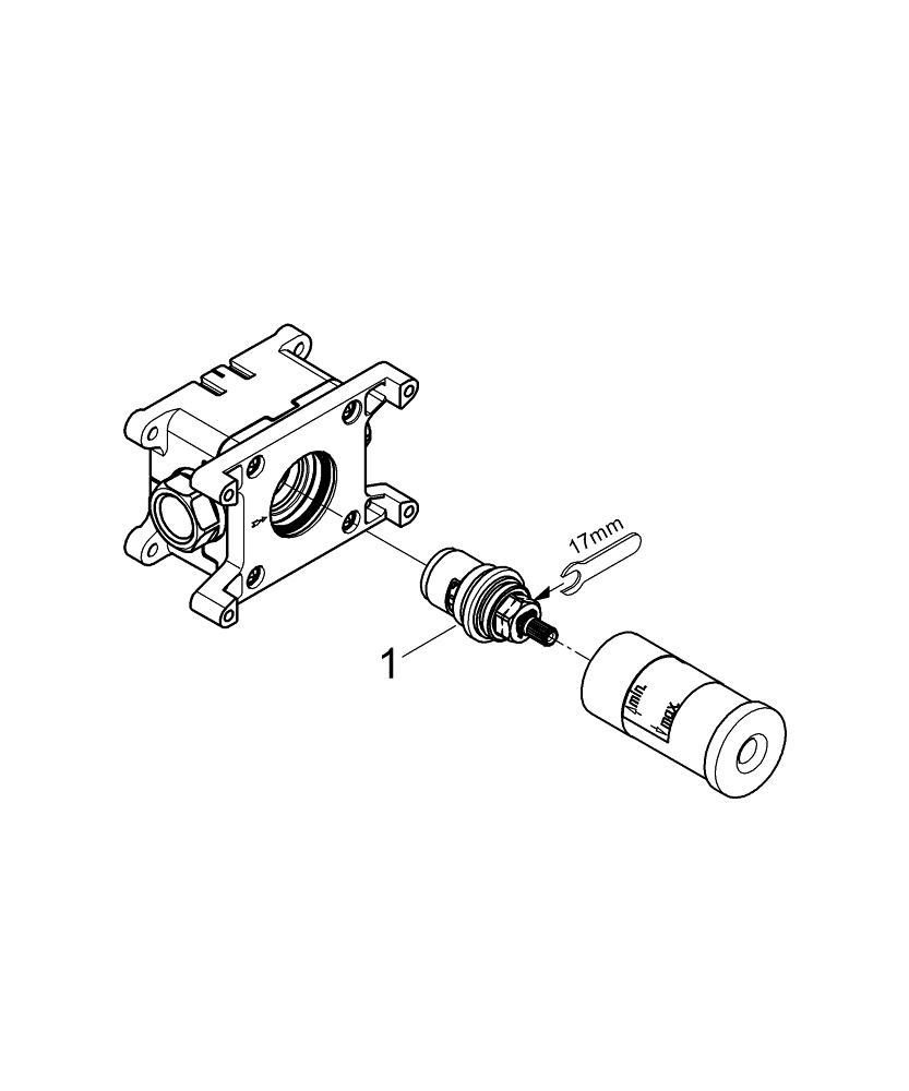 Grohe G R O H E  Rapido  C İç Gövde - 35028000