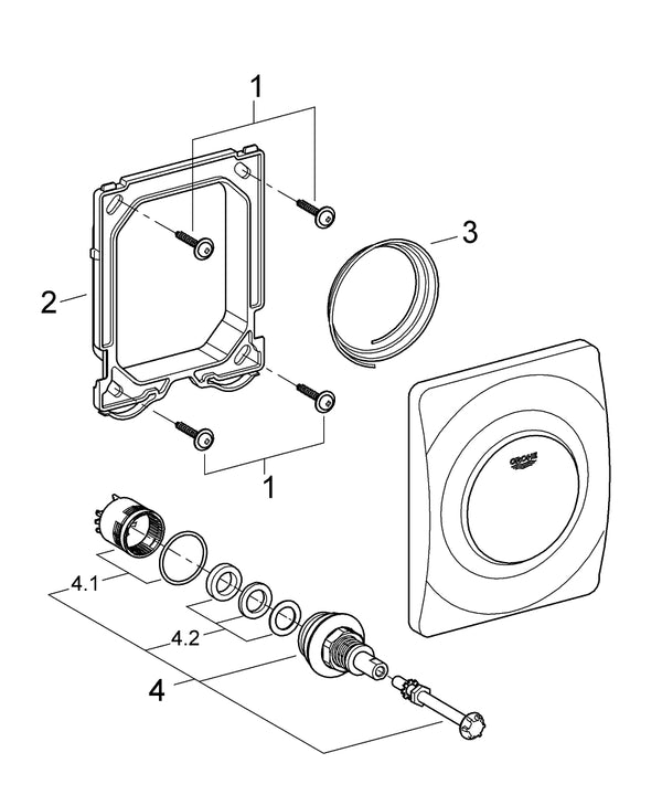 Grohe Surf Kumanda Paneli - 38808SH0