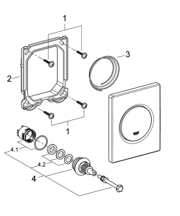 Grohe Nova  Cosmopolitan Kumanda Paneli - 38804P00