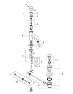Grohe Allure Tek Kumandalı Lavabo Bataryası  M- Boyut - 32757000
