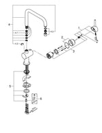 Grohe Minta Tek Kumandalı Eviye Bataryası - 32488000