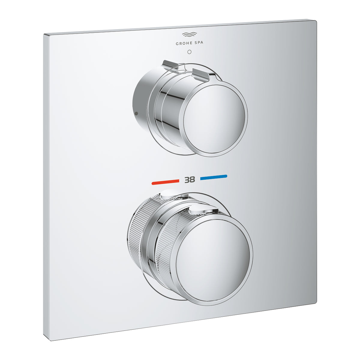 Grohe Allure Tek Valfli Akış Kontrollü, Ankastre Termostatik Duş Bataryası - 19380002