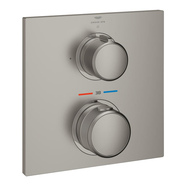Grohe Allure Tek Valfli Akış Kontrollü, Ankastre Termostatik Duş Bataryası - 19380MS2