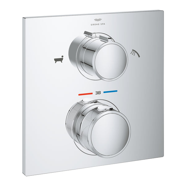 Grohe Allure Thermostat For Concealed Installation With 2-Way Diverter Hand Shower/Bath Filler - 19446002