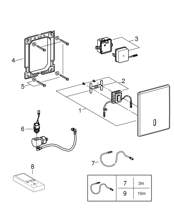 Grohe Tectron  Skate Fotoselli Elektronik Kapak - 38393SD1