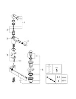 Grohe Bau Edge Tek Kumandalı Bide Bataryası - 23331000