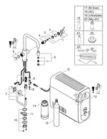 Grohe G R O H E  Blue  Home U-Spout Starter Kit With Pull-Out Mousseur - 31543000