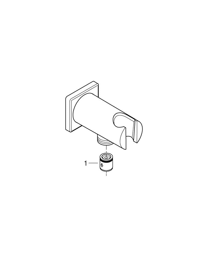 Grohe Rainshower Shower Outlet Elbow 1/2″ With Holder - 26659MS0