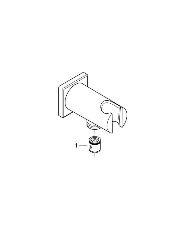 Grohe Rainshower Shower Outlet Elbow 1/2″ With Holder - 26659MS0