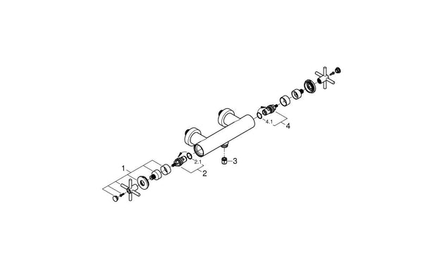Grohe Atrio Duş Bataryası - 26895MG0