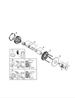 Grohe Atrio Ankastre Duş Bataryası - 24354MG0