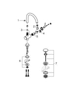 Grohe Atrio Tek Kumandalı Lavabo Bataryası  X L- Boyut - 24365MS0