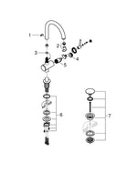 Grohe Atrio Tek Kumandalı Lavabo Bataryası 1/2″  L- Boyut - 24362MG0