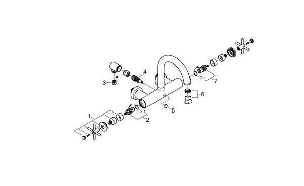 Grohe Atrio Banyo  Bataryası - 25268MG0