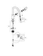 Grohe Start Edge Tek Kumandalı Eviye Bataryası - 30553000